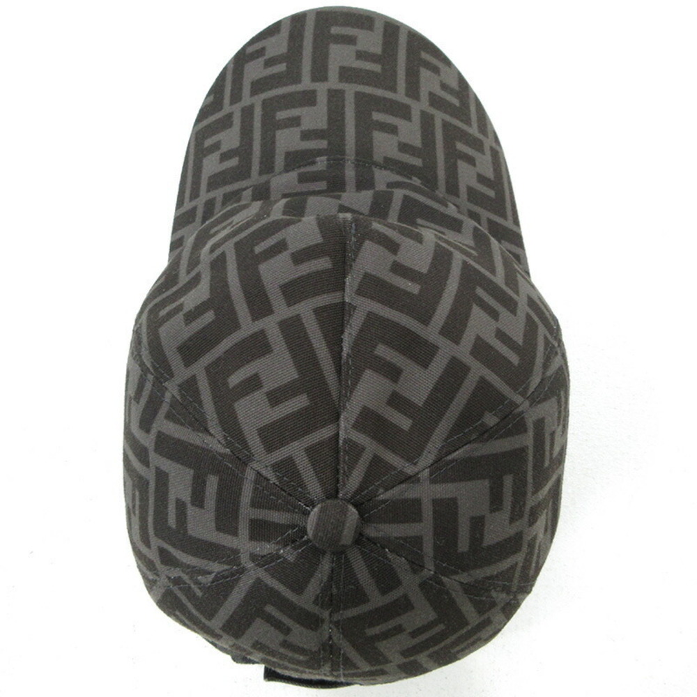 Fendi Baseball Cap Zucca Gray View 5